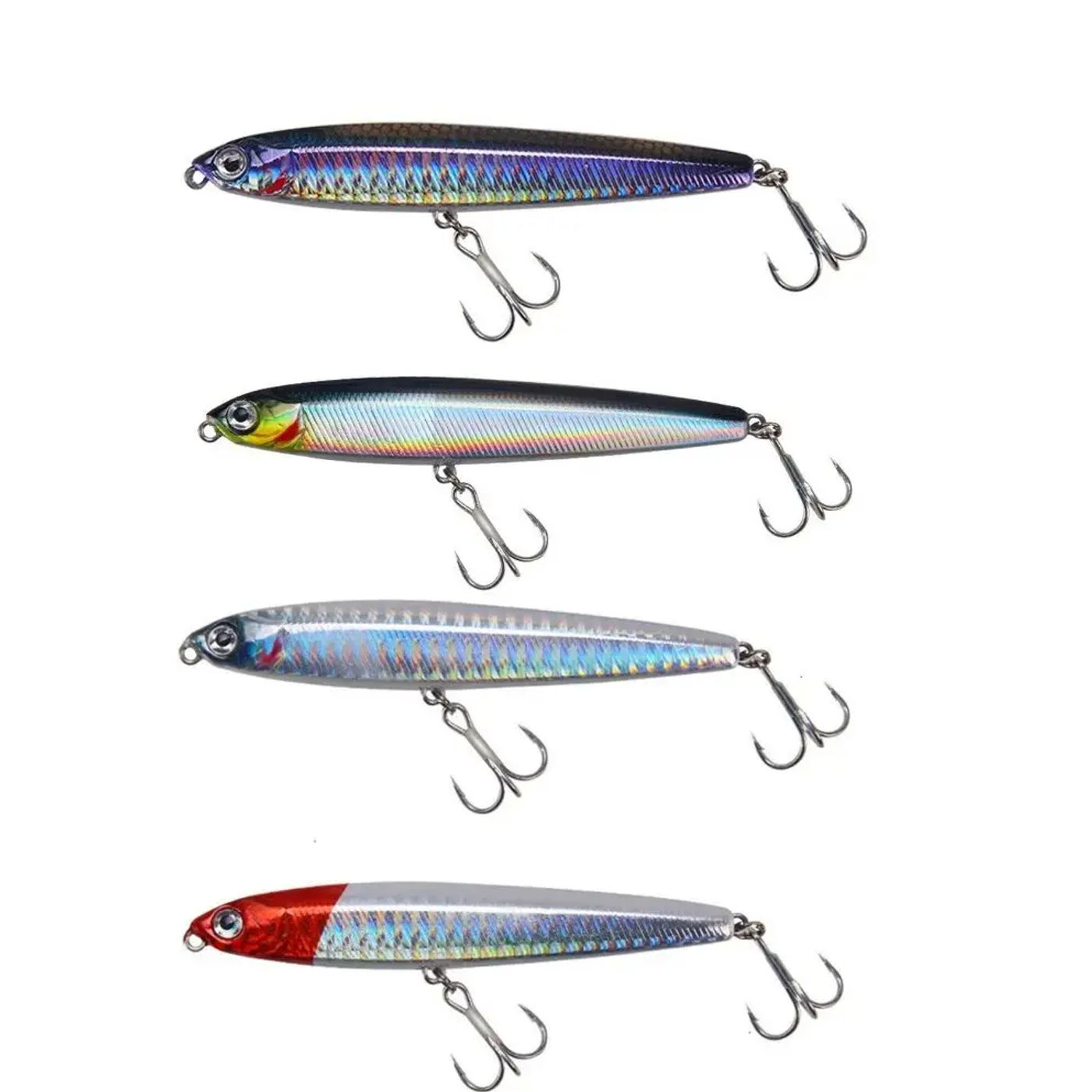 Description Picture 2 of item4pcs/set Fishing Lure Pencil Sinking 10cm 24g Bass Fishing Tackle Saltwater Lures Fish Bait Trolling Lure Fishing Accessories