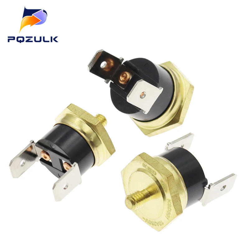 Description Picture 4 of item1PCS M4 10A250V Normally closed KSD301 40-150 degree Bakelite KSD-301 Temperature Switch Thermostat Sensor Thread-in Brass Probe
