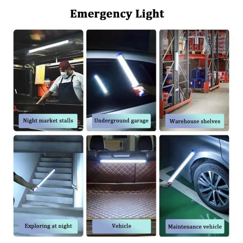 Description Picture 5 of itemLong LED Tube Night Light Magnetic 15/30/50CM USB Rechargeable Emergency Light Bedroom Outdoor Portable Long Emergency Light