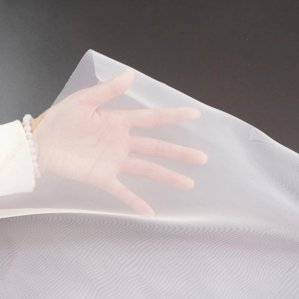 Description Picture 2 of item20/60/100/300/500 Mesh Nylon Strainers Food Grade Fine Mesh Net Reusable Micron Filter for Tea Milk Kitchen Strainers Fabric
