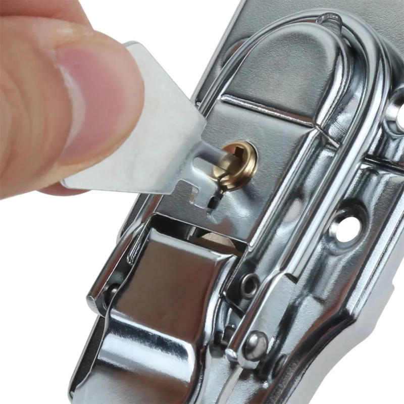 Description Picture 5 of itemDrawer Locks Latch Hasp Lock Boxes Cabinets Buckle Lock Latch Hasp Secure Locking System Suitcase Locker Brand New