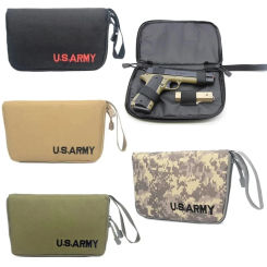 Tactical Concealed Pistol Carry Bag Portable Gun Holster Case Hunting Handgun Carrier Pouch Protection Outdoor Accessories