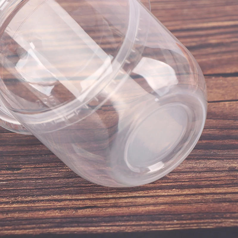 Description Picture 3 of item360ML Disposable Mousse Cake Cup with Lid Transparent Plastic Pudding Jelly Dessert Yogurt Cake Party Favors Packaging 50Pcs Box