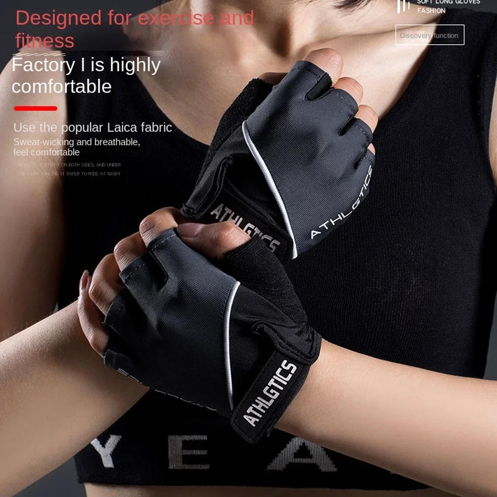 Description Picture 2 of item1 Pair Breathable Workout Gloves, Weight Lifting Gloves for Gym, Cycling, Exercise, Fitness and Training, with Excellent Grip