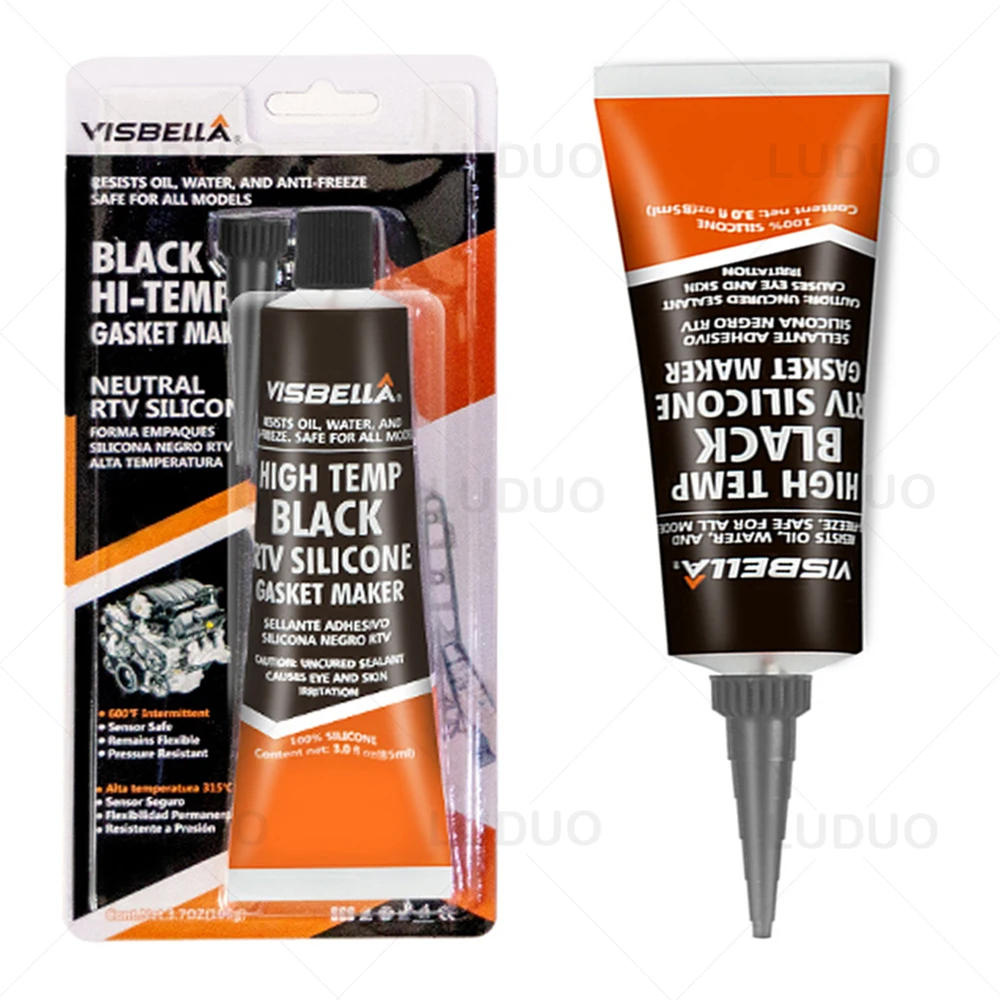 Description Picture 3 of itemSuper Glue Metal Adhesive Silicone Sealant Neutral RTV Paste for Car Motor Gap Seal Gasket Repair High Temperature Engine Filler