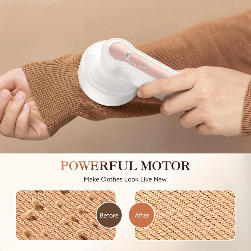 Description Picture 6 of itemElectric Lint Remover Clothes Hair Ball Trimmer USB Charging Fuzz Clothes Sweater Shaver For Household Pellet Fluff Remover