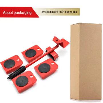 1/2set Furniture Mover for Home Shop Lifting Pulley Blocks Furniture Remover Lifter Sliders Hand Lifting Moving Transport Tool