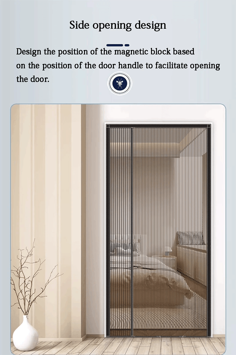 Description Picture 4 of itemSide opening mosquito proof door curtain 2024 summer new high-end magnetic suction strong magnetic screen door and window screen