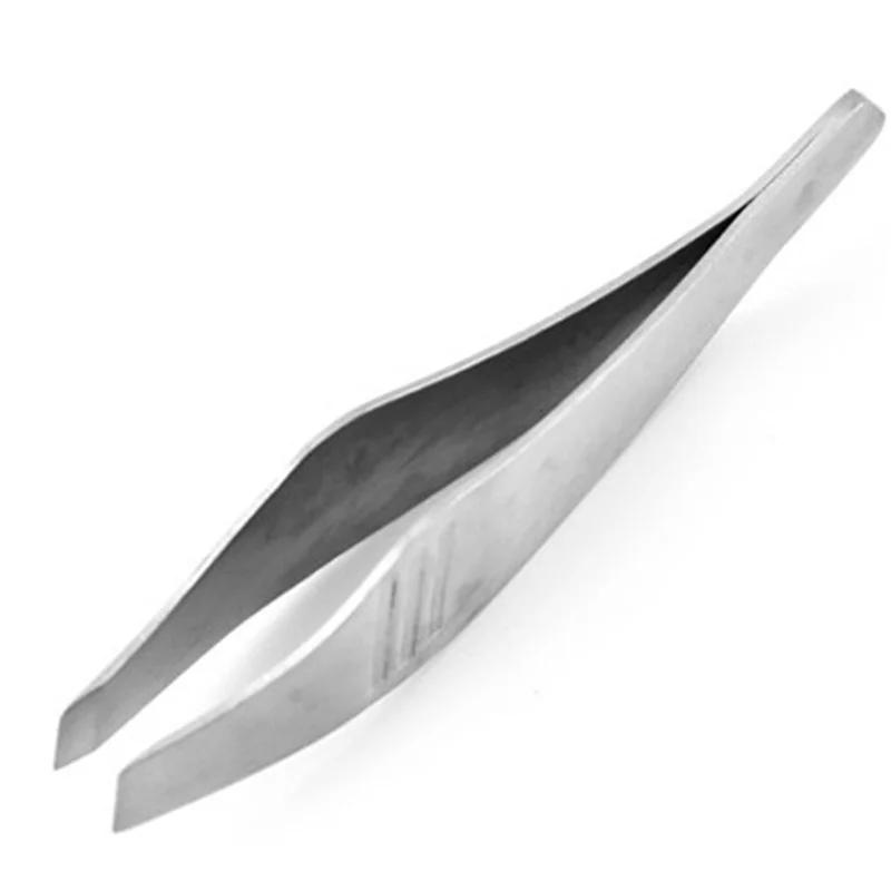 Description Picture 5 of itemStainless Steel Fish Bone Tweezer Food Clips Food Tongs Hair Removal Tools Angled Ham Tweezers Kitchen Plier Seafood Tool
