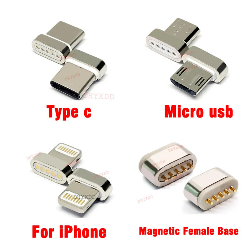 Description Picture 4 of item1Pcs Magnetic Charging Cable Plug Fast Charge USB Micro Type C Magnet Data Charging Cable