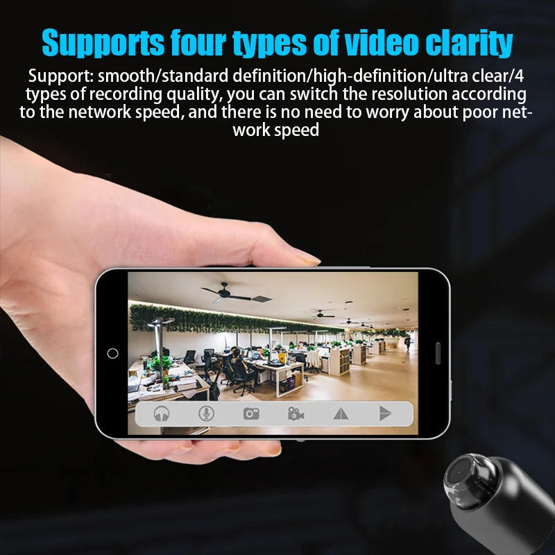 Description Picture 5 of itemFull 1080P HD Mini Camera WiFi Smart Home Security IP Webcam Remote Monitor Small Camcorder Night Vision Invisible Body Camera