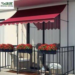 Awnings Folding Telescopic Canopy Vertical Awning Roof Balcony Courtyard Household Rainproof and Sunscreen Awning Pergola