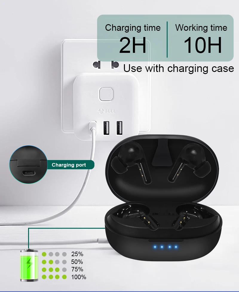 Description Picture 3 of itemBluetooth Hearing Aids Rechargeable Hearing Aid High Power Digital Sound Amplifier For Deafness Elderly Headphones audifonos