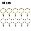 10pcs/set 35mm Metal Curtain Hanging Ring Clip Black/Gold/Copper/Bronze White Curtain Hooks Home Decor Curtain Decorative Tool