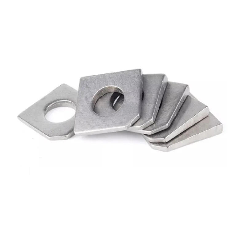 Description Picture 2 of item304/316 square inclined washer channel steel stainless steel square inclined gasket corner washer GB853 M8M10M12M16M18M20 M24