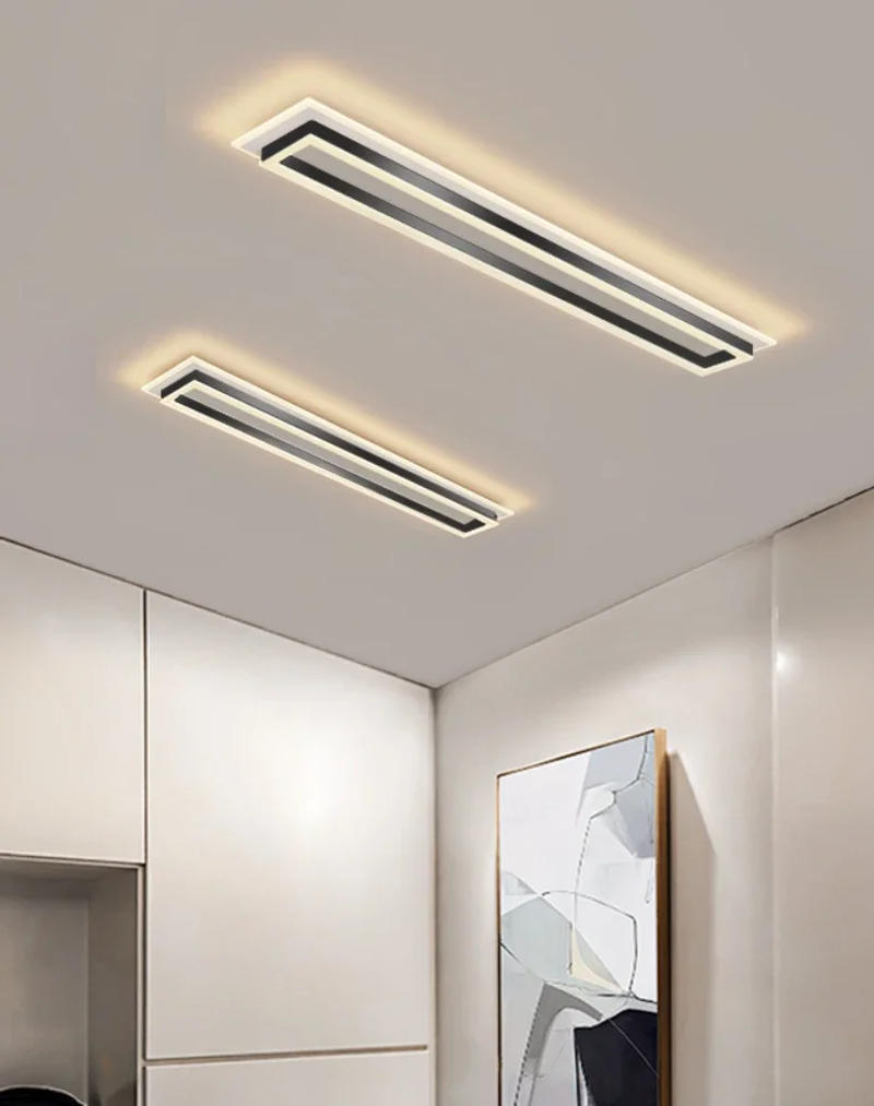 Description Picture 5 of itemCeiling Lamp Aisle Light LED Rectangular Simple Modern Ceiling Chandelier Living Room Decor Corridor Creative Luxury Fixture