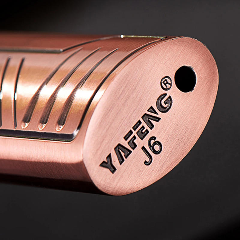 Description Picture 2 of itemExquisite Stripes BIC Lighter Cover Case Decorative Metal Shell Large Holder Full Size BIC j6 Gas Lighter 5 Colors Wholesale