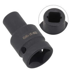 1pc Double Head Suqare Tap Socket 1/2inch Driver M6 To M24 Sockets For Pneumatic Ratchet Wrench Square Tap Socket 6mm-24mm