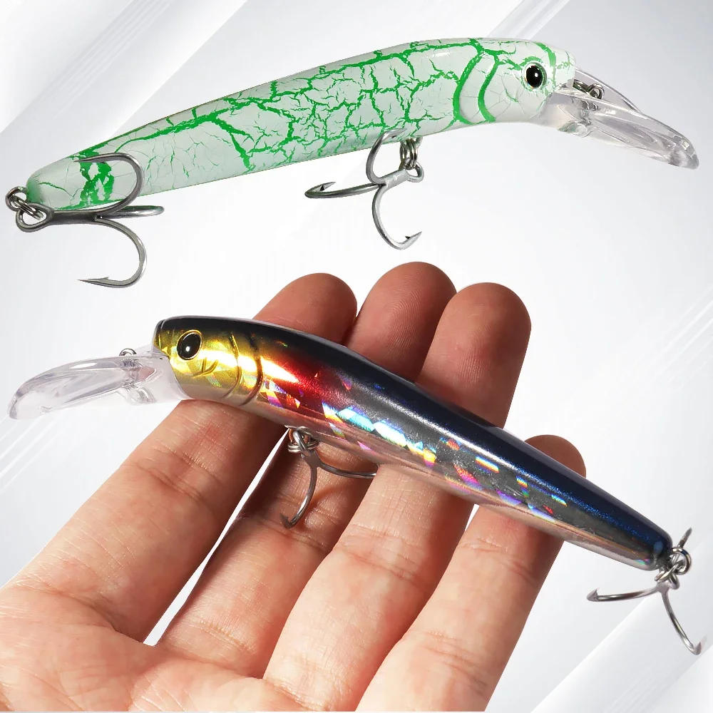 Description Picture 4 of itemFloating Minnow 15g 12.7cm Lure Accoustic Steel Ball Balance System Wobbler Fishhook Pesca Popper Tackle Crankbait Fishing Bait