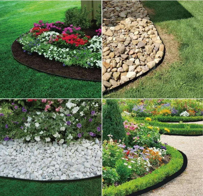 Description Picture 2 of item5/10M Fixed Lawn Landscaping Edging with Anchoring Spikes for Outdoor Home Courtyard Buildings Fence Garden Border Easy-Install