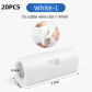 20PCS  White-L