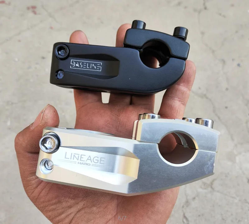 Description Picture 5 of item22.2*28.6 BMX stem performance bike handlebar BMX street climbing bike stem aluminum alloy stem