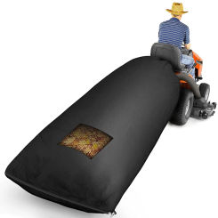 Lawn Tractor Leaf Bag Grass Catcher Bag Garden Leaf Bag 200×130cm Wear-Resistant Large Capacity 420D Oxford Cloth Lawn Mower Gra