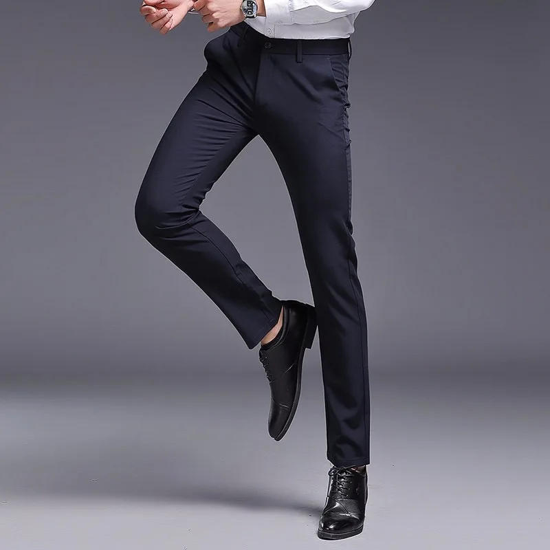 Description Picture 2 of item2024 Spring Summer Business Suit Men's Pants Non iron Treatment Fashion City Fit Suit Pants