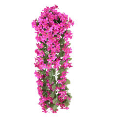 Artificial Plants Wall Hanging Faux Violet Hanging Flowers Leaf Vines Garden Decorations Wall Hanging Plants
