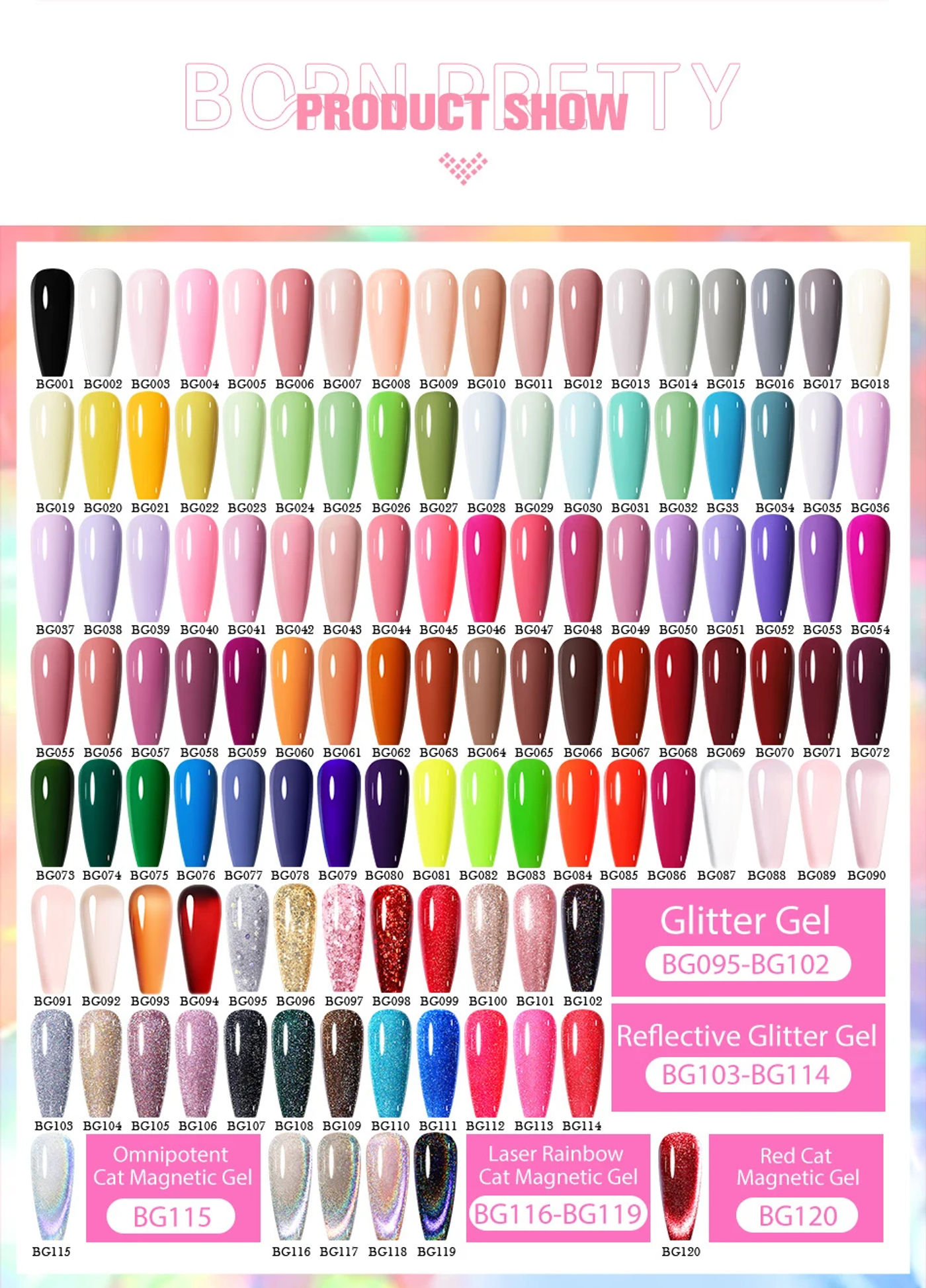 Description Picture 4 of itemBORN PRETTY 15ml Dark Red Color Gel Nail Polish Winter Autumn Christmas Soak Off UV LED Gel Nail Art DIY Design Varnishes