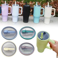 Replacement Tumblers Lids No Leakage Water Replacement Lid For Children Adults Water Bottle for Stanley Cup Accessories