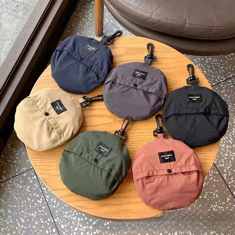 Description Picture 2 of item1PC Quick Drying Fisherman Caps Unisex Outdoor Sun Anti-UV Protection Panama Hats Waterproof Camping Foldable Bob Bucket Sunhats