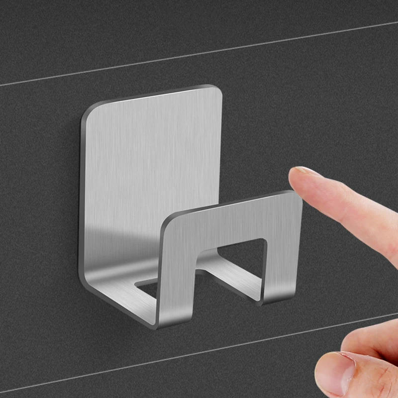 Description Picture 6 of itemStainless Steel Sink Tray Drainer Rack Kitchen Sink Sponge Holders Self Adhesive Hook Storage Holder Kitchen Wire Rag Organizer