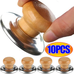 Pot Lid Handle Universal Pot Lid Holding Handle Stainless Steel Replaceable Knob Cap Cookware Handgrip Parts Kitchen Accessories