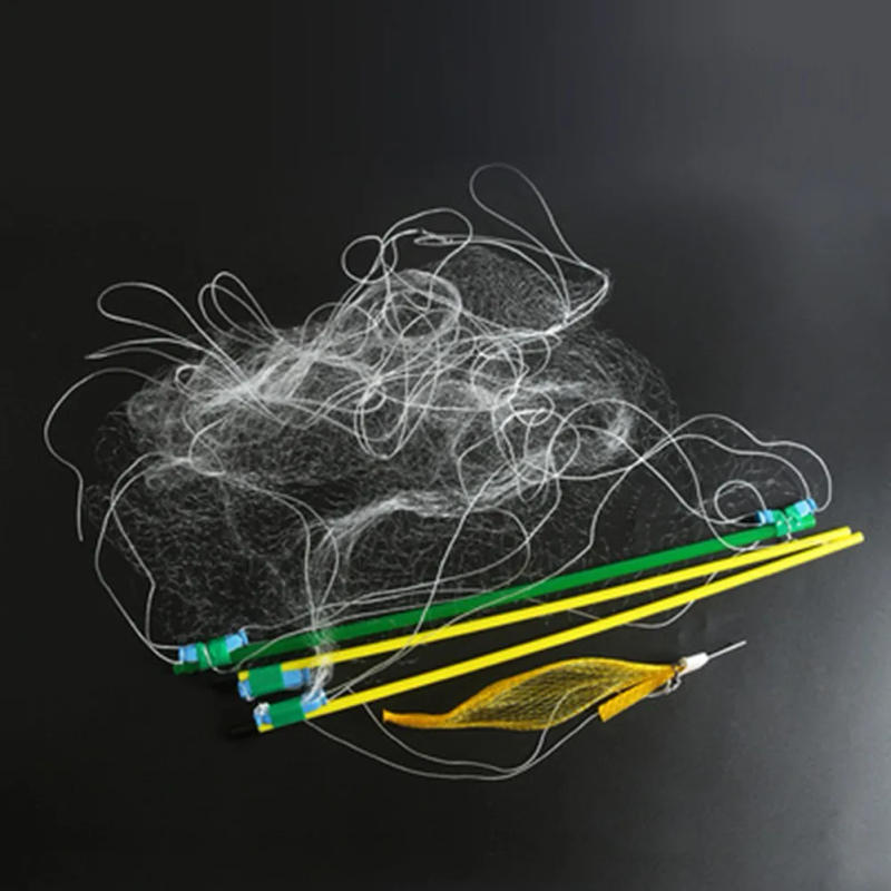 Description Picture 2 of itemPortable Multi Size Fishing Trap Net Tackle Mesh Netting Fishnet Shoal Cast Gill Net Tool Hook Fishing Tool Newly