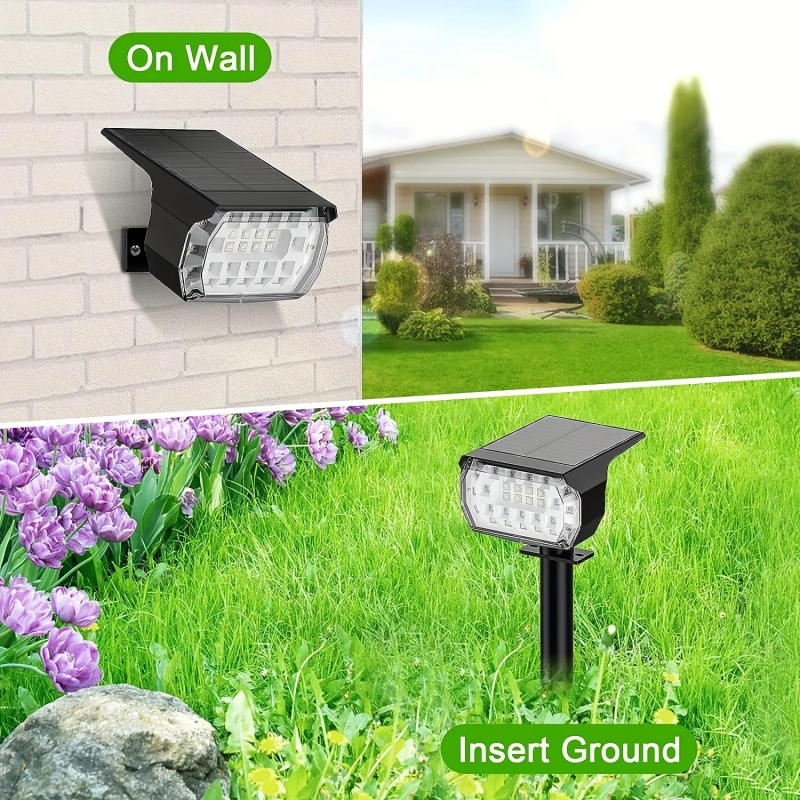 Description Picture 6 of itemLED Solar Lights Landscape Spotlights Solar Spot Light Outdoor Lawn Lamp Waterproof Flood Lights for Yard Garden Pathway Decor