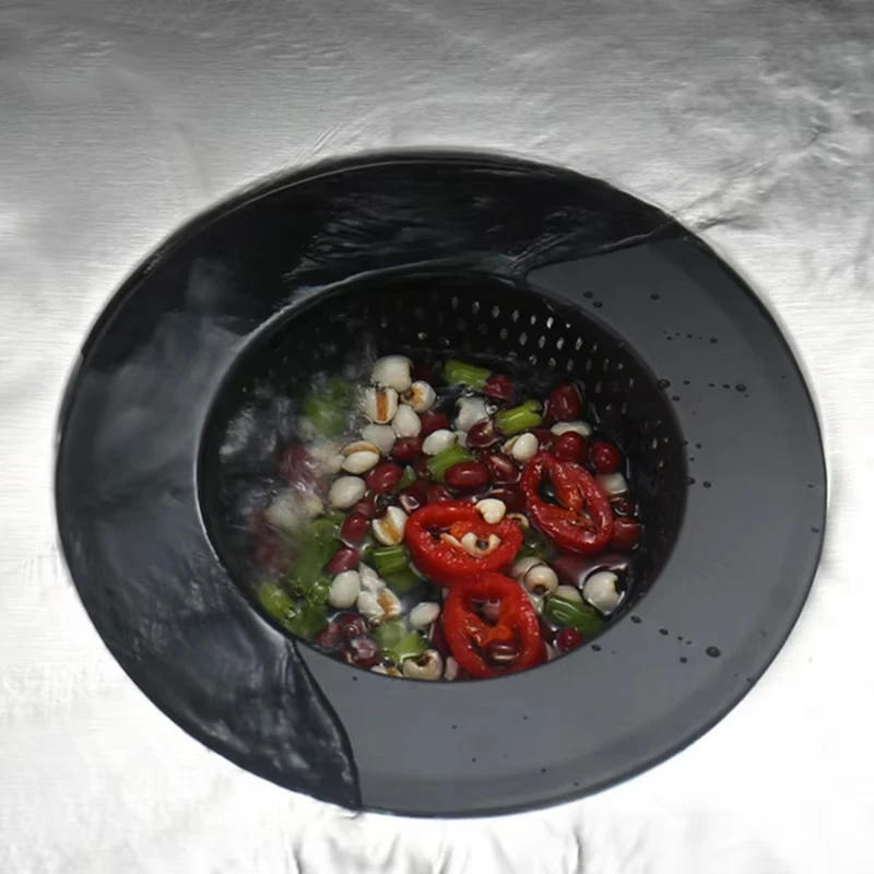 Description Picture 6 of itemKitchen Sink Filter Stainless Steel Mesh Sink Strainer Filter Bathroom Sink Strainer Drain Hole Filter Trap Waste Screen Tools