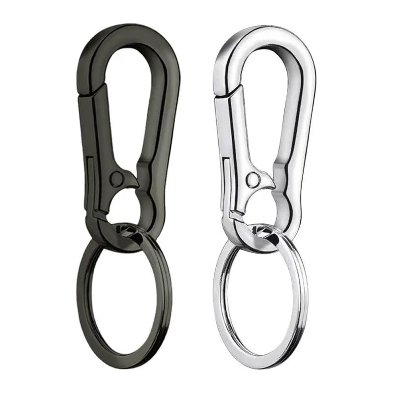Description Picture 2 of itemPortable Gourd Buckle Keychains Climbing Hook Stainless Steel Carabiner Shape Keychain Accessories Metal Key Chain Ring Buckle