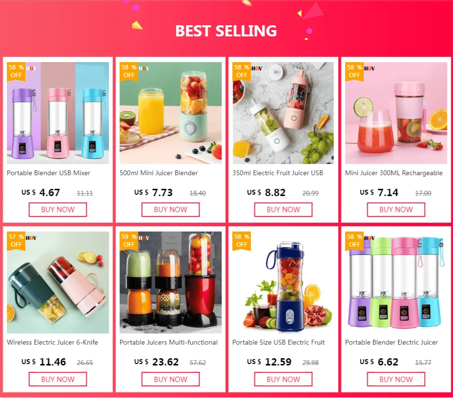 Description Picture 2 of itemElectric Mini Juicer Portable Blenders USB Charging Multifunction Juice Blender Fresh Juice Smoothie Blender Ice Food Processor