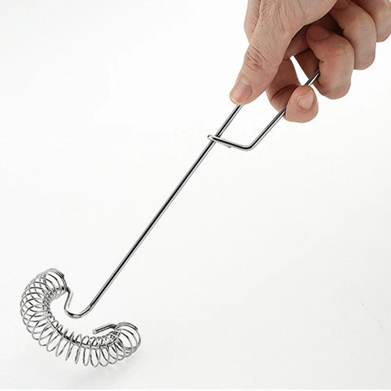 Description Picture 4 of itemStainless Steel Spring Coil Hand Whisk Egg Foamer Coffee Milk Egg Cream Stirring Manual Egg Beater Kitchen Tools