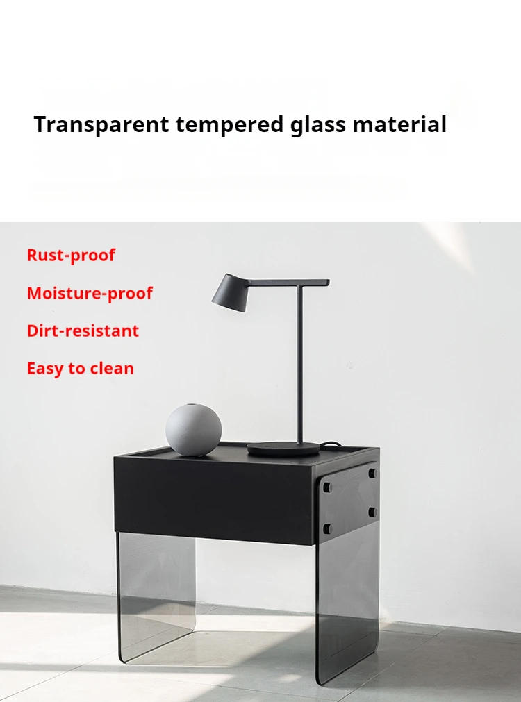 Description Picture 5 of itemBed Side Table Bedside Nightstands Drawers Design Comfortable Bedroom Night Stand Desk Nordic Nightstand Comodino Room Headboard