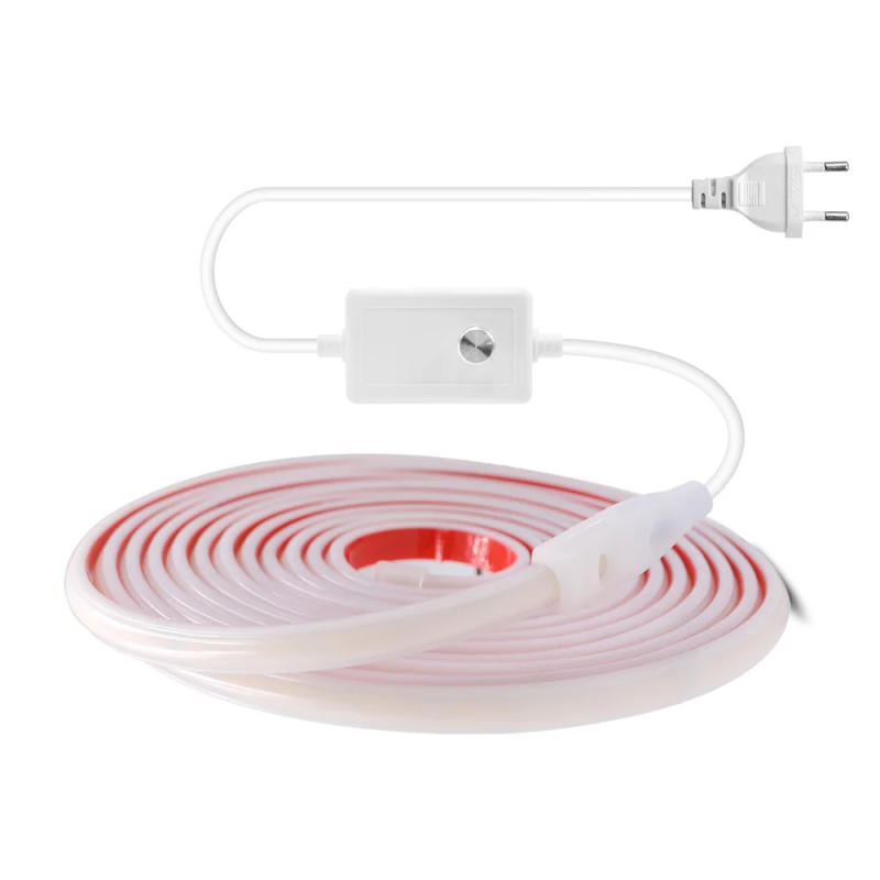 Description Picture 5 of itemDimmable COB LED Neon Strip Light with Adhesive Dimmer Power Plug 220V 230V 240LED Flexible Tape Lamp Waterproof Liner Lighting