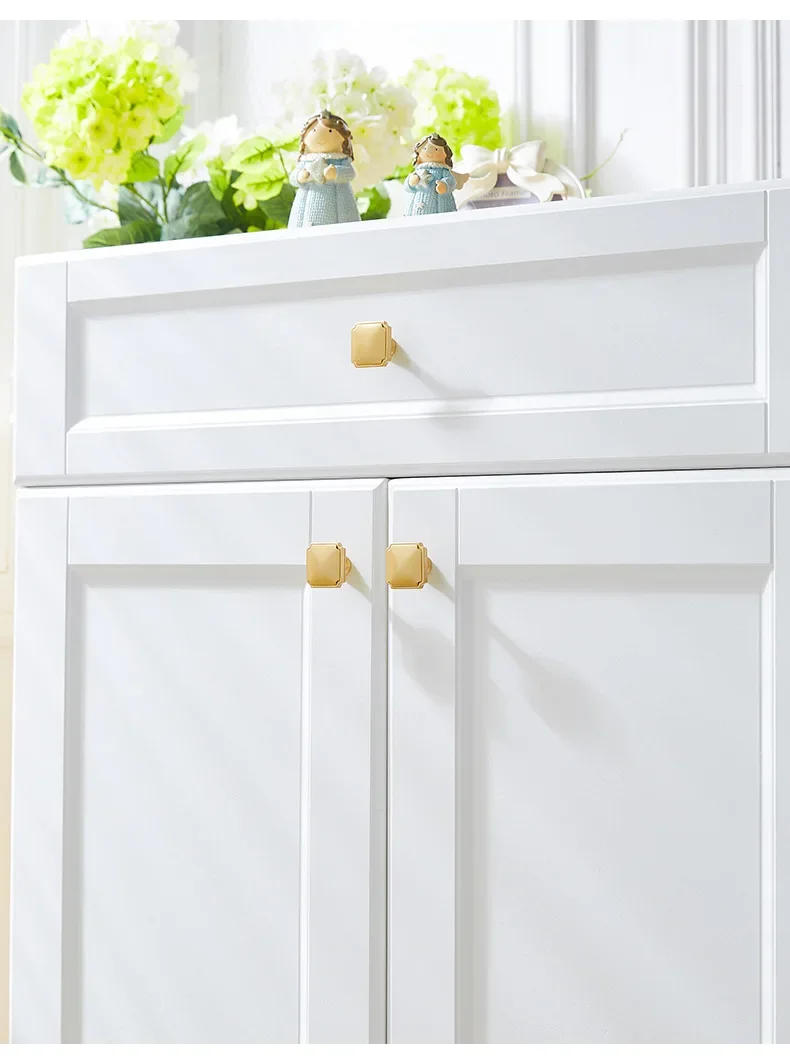 Description Picture 6 of itemNew Chinese Solid Brass Gold Drawer Pulls Kitchen Cabinet Handles Cupboard Wardrobe Knobs and Handles Furniture Decor Hardware