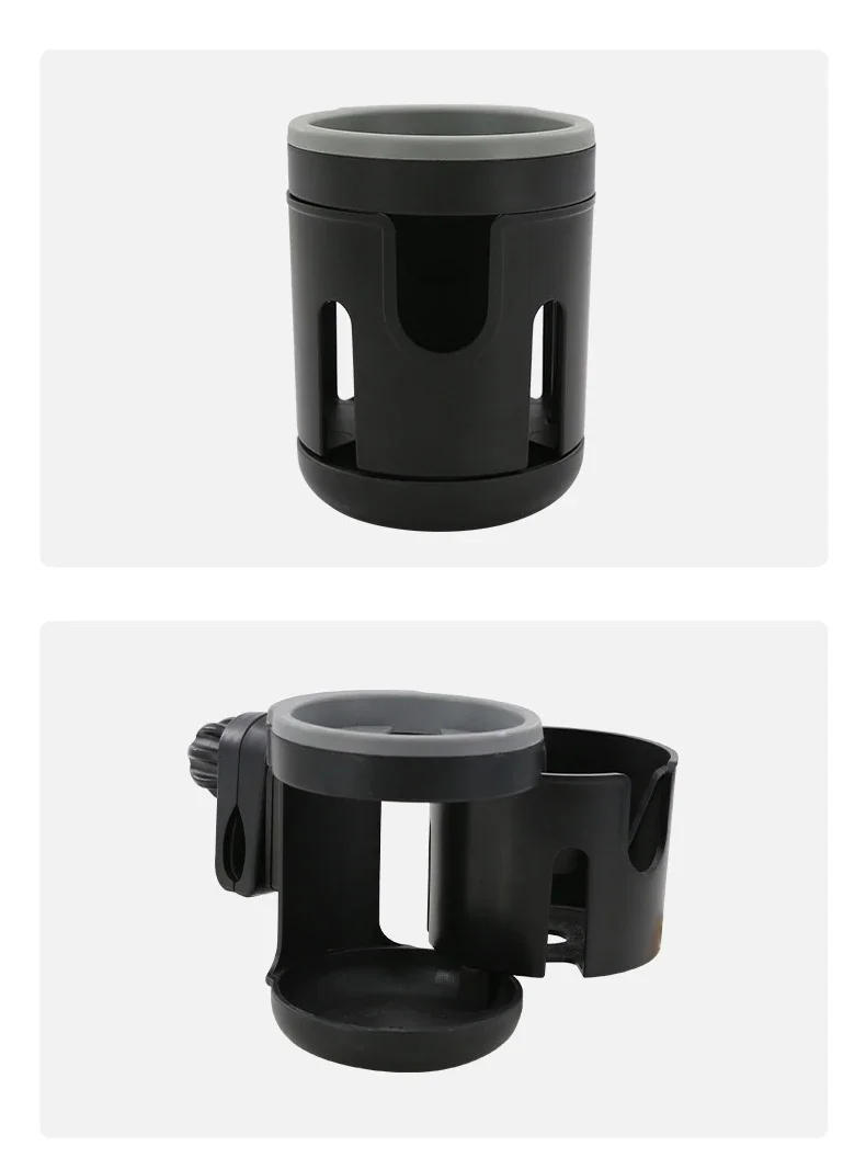 Description Picture 6 of itemBaby Stroller Accessories Coffee Cup Holder Phone Support Milk Bottle Drink Cup Holder Conversion 2 Cups for Universal Pram