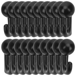 30 Pcs Metal Hook Nail Wall Hooks for Pictures Hanging Nonporous Photo Frame Poster Hangers Decorative Frames Zinc Alloy