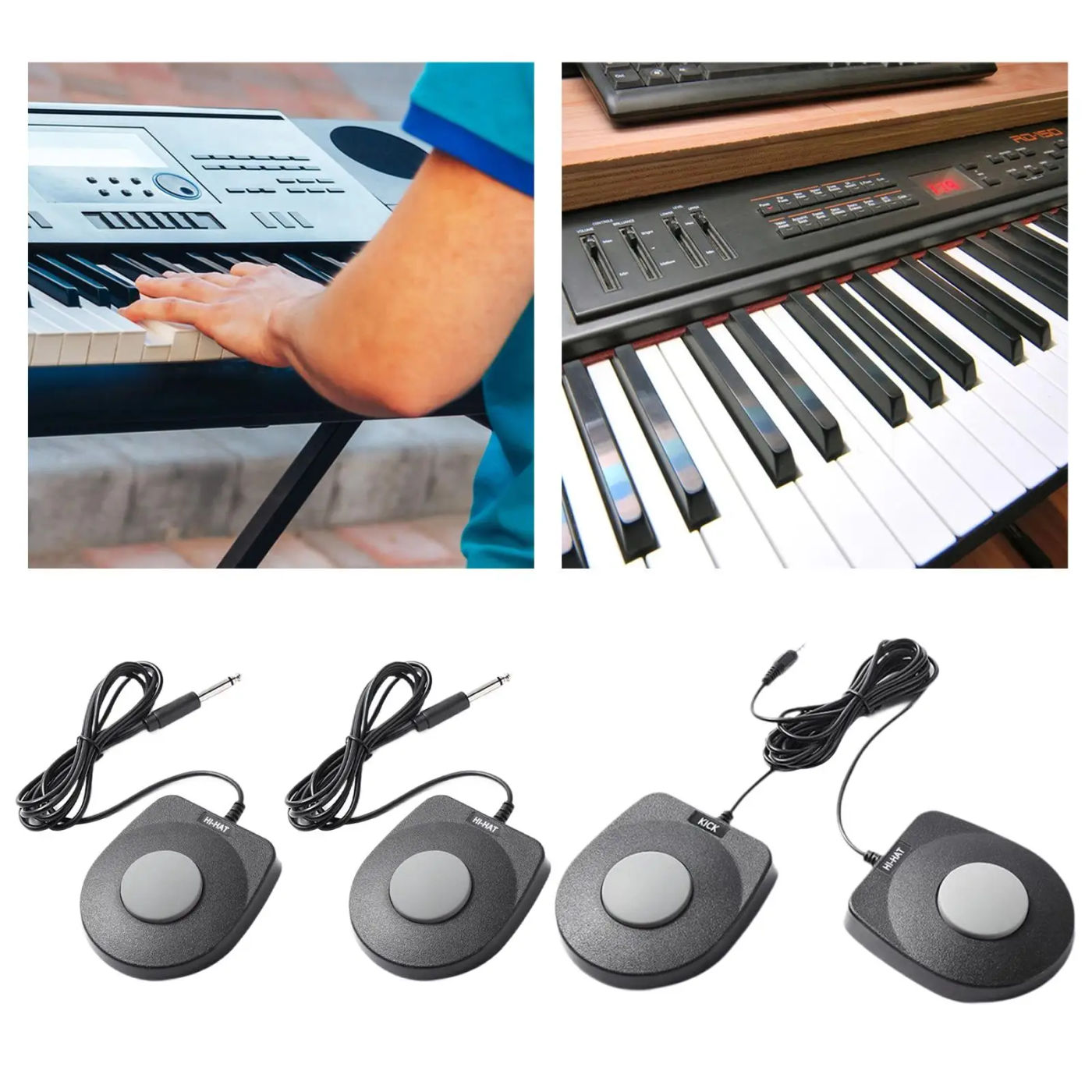 Description Picture 5 of itemSustain Pedal Music Instrument Accessories for MIDI Keyboard Digital Pianos