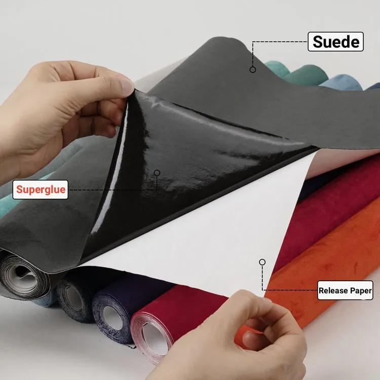 Description Picture 6 of itemSelf Adhesive Suede Fabric for Car Interior Renovate Velvet Self-adhesive Leather Repair Patches Roll Wrap Leathercraft Stickers