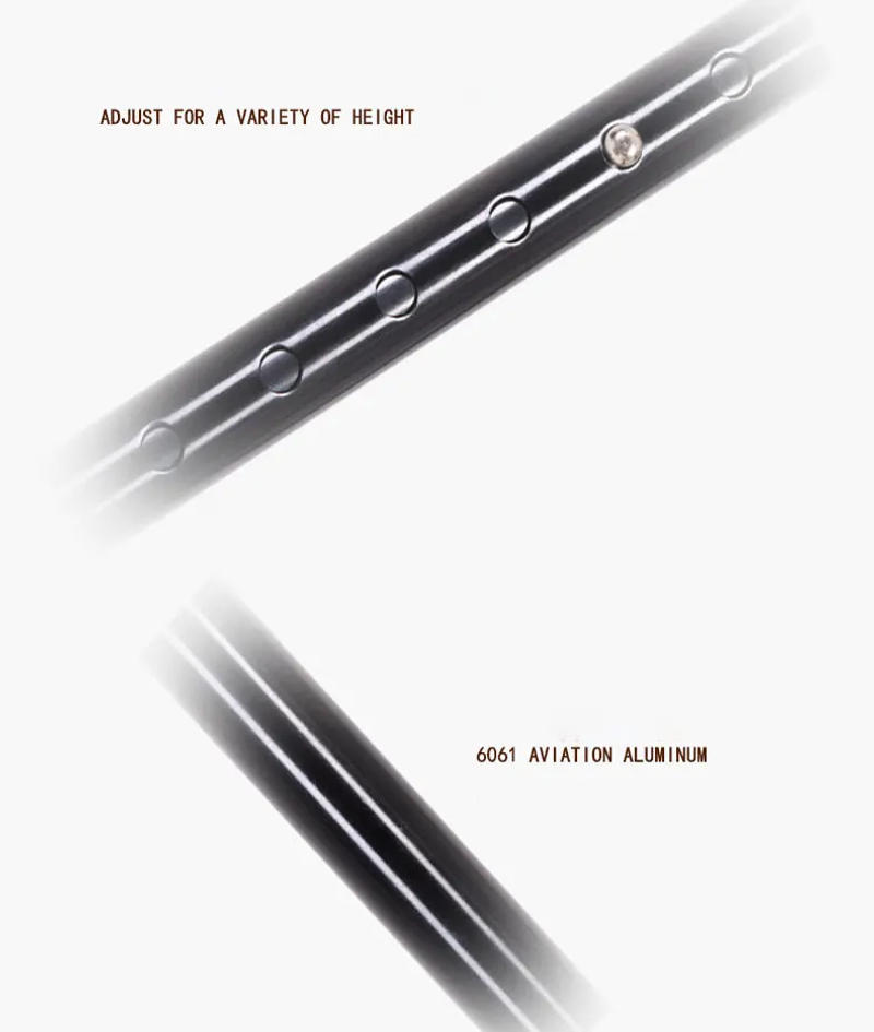 Description Picture 4 of itemNew Telescopic Walking Stick For The Elderly Mothers Fathers Limited Mobility Led Light Walk Cane Aluminium Metal Crutches