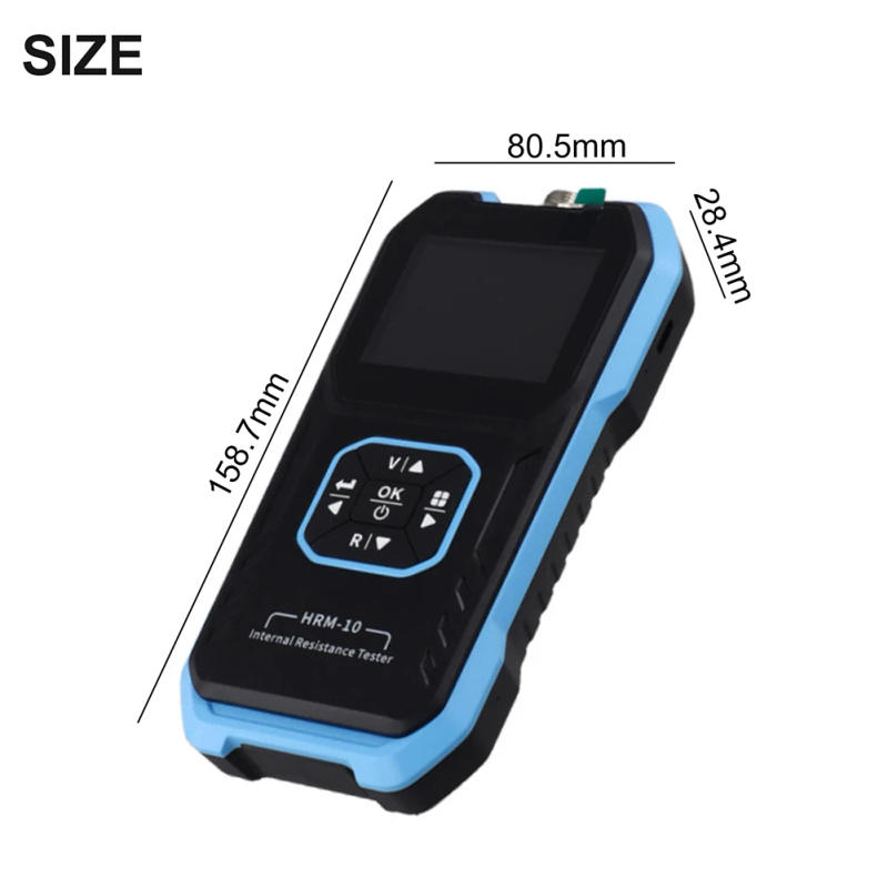 Description Picture 3 of itemFor FNIRSI HRM-10 Battery Voltage Internal Resistance Tester High-precisio Lithium Iron Phosphate Battery Test Meters