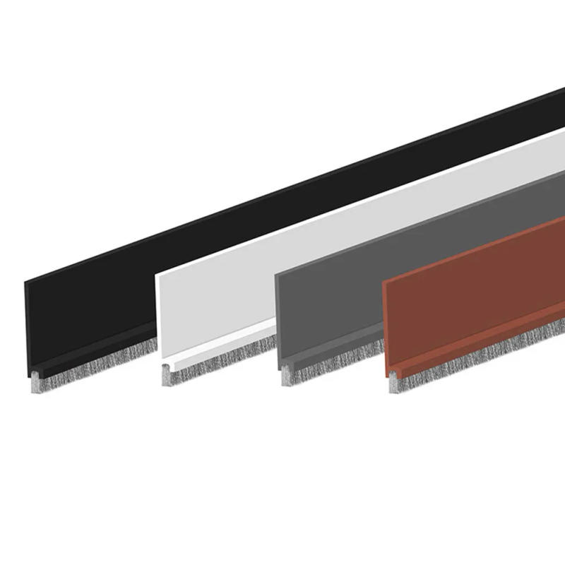 Description Picture 4 of item100CM  Door Seal Draft Stopper With Brush Reduce Noise, Rubber Door Sweep Breeze Blocker, Adjustable Under Door Draft Stoppers